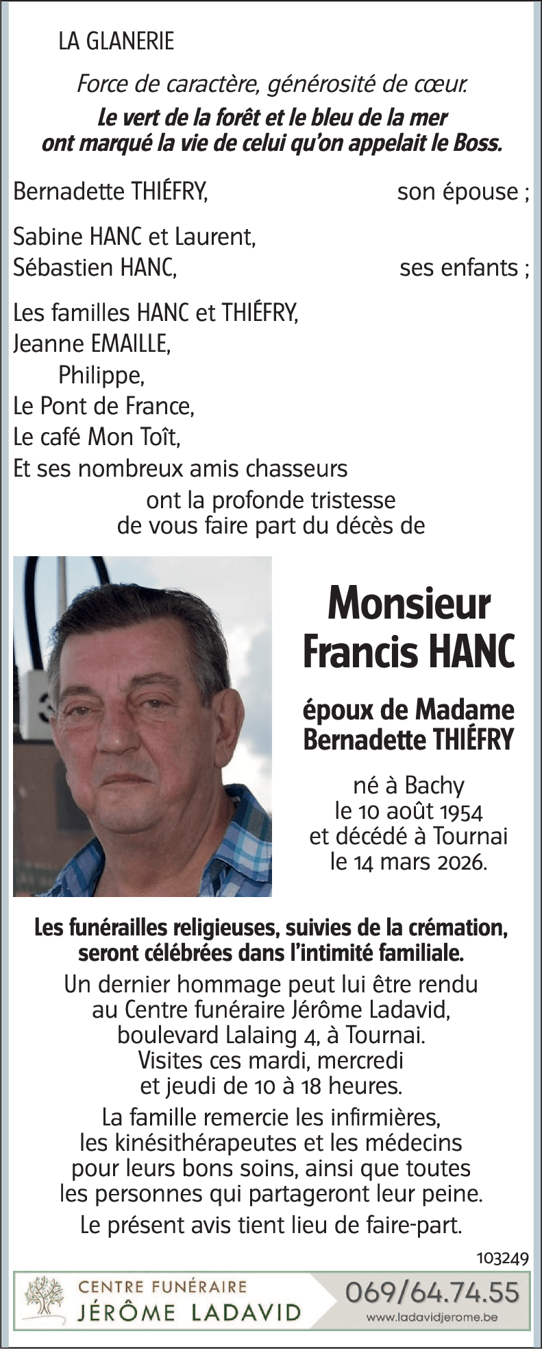 Francis HANC