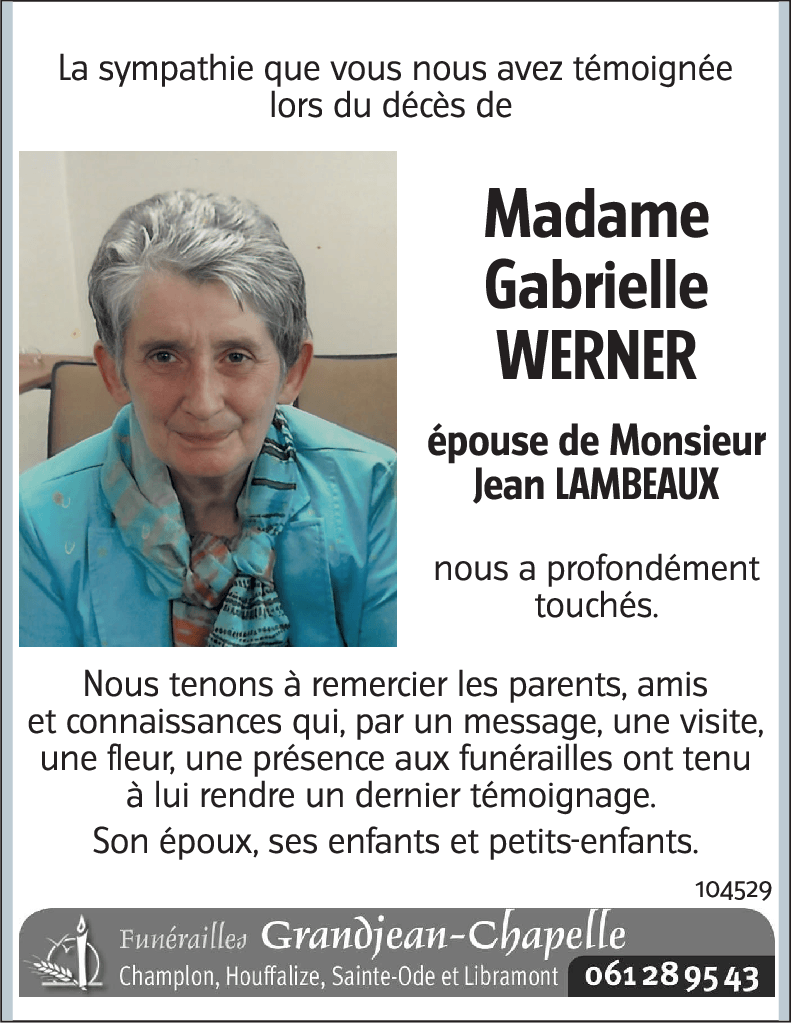 Gabrielle WERNER