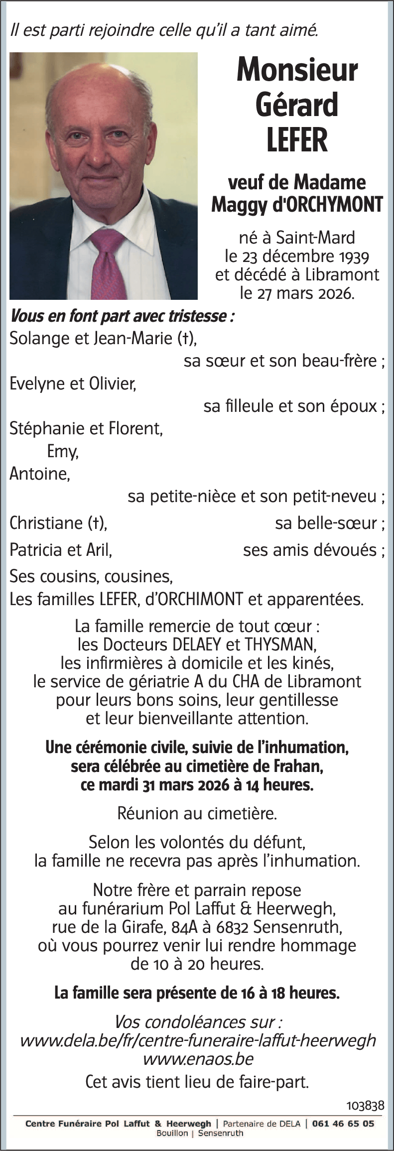 Gérard LEFER