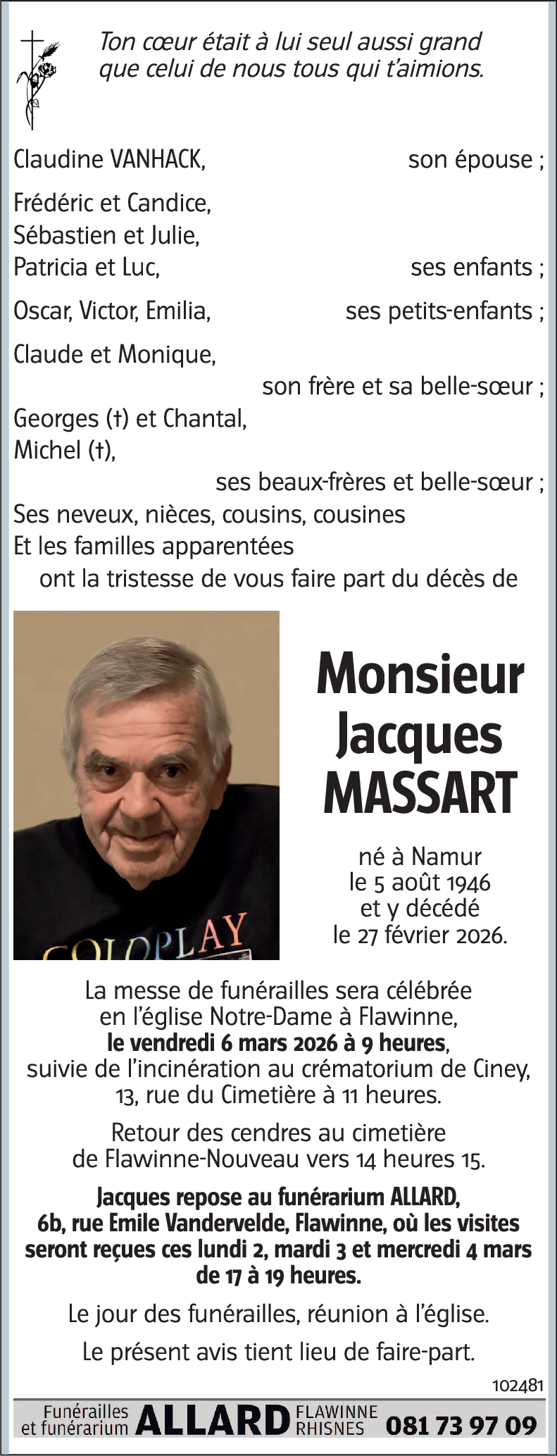 Jacques MASSART