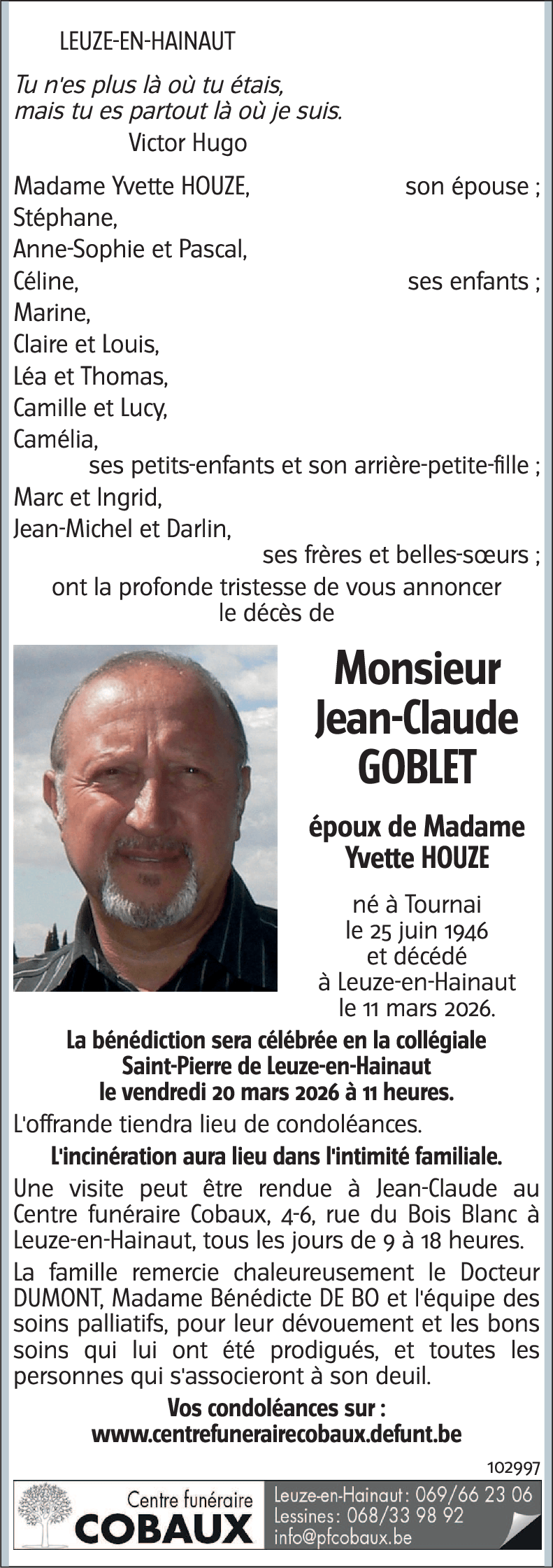 Jean-Claude GOBLET