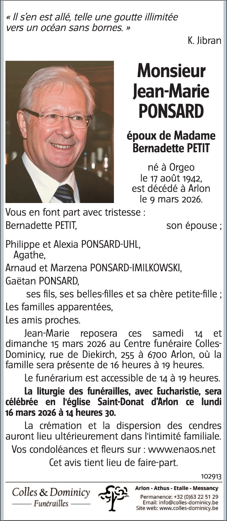 Jean-Marie PONSARD
