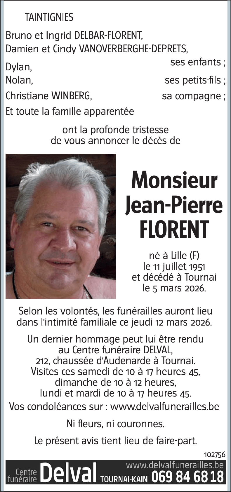 Jean-Pierre FLORENT