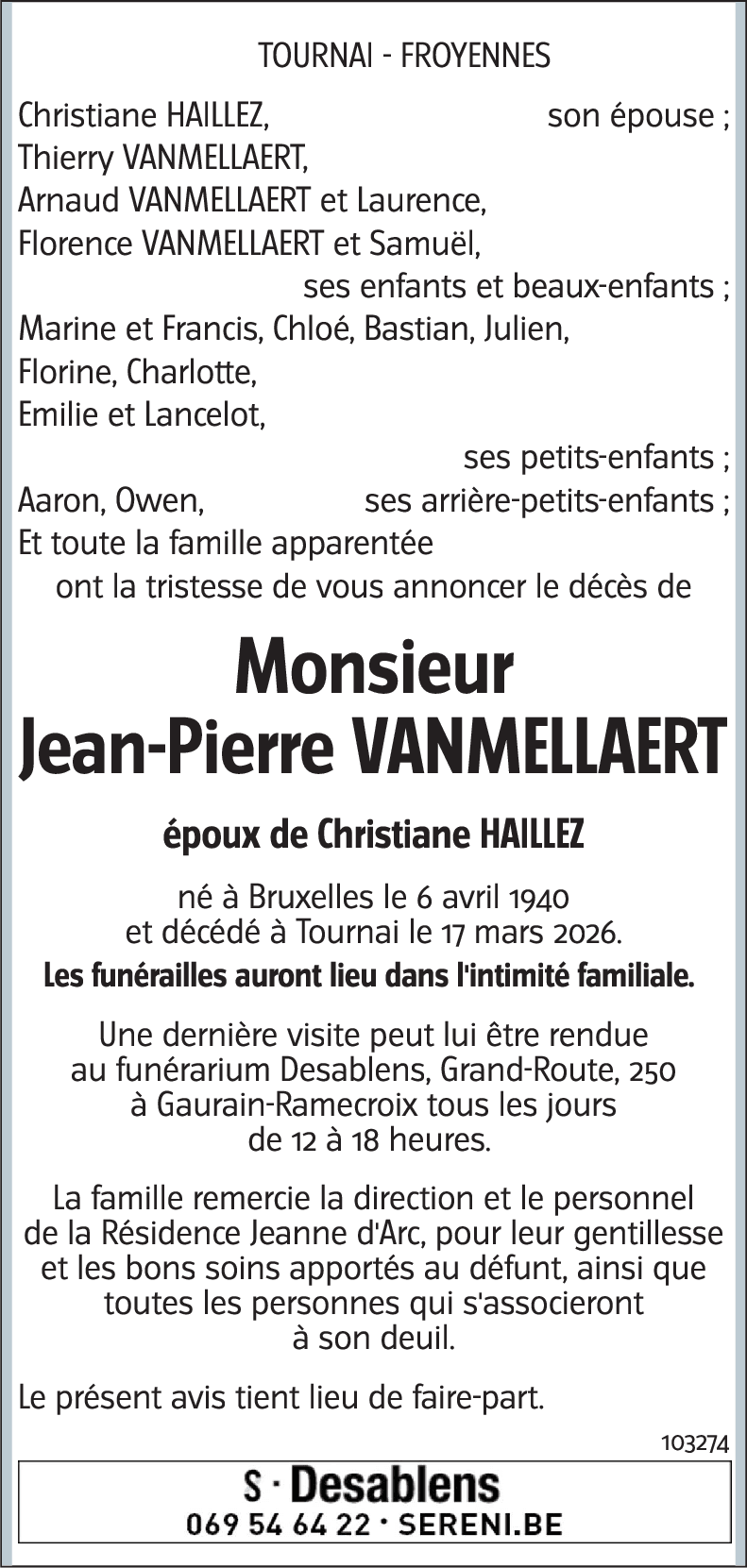 Jean-Pierre Vanmellaert