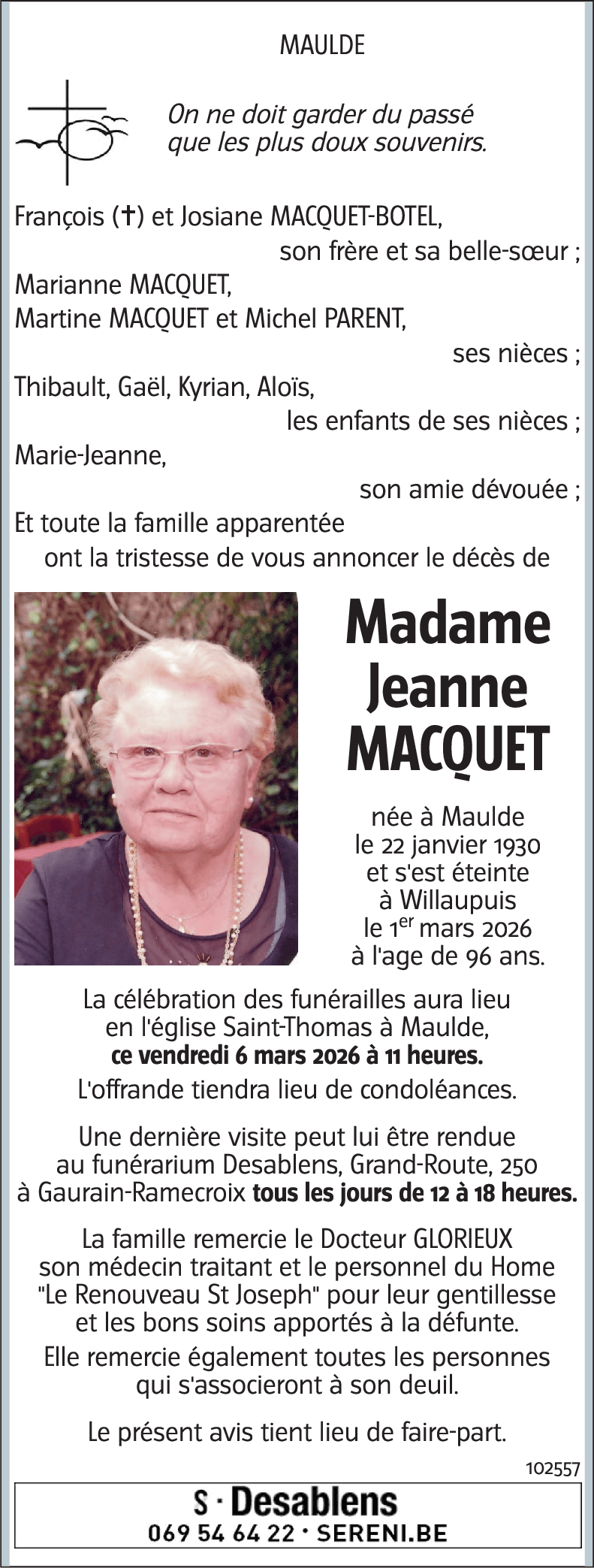 Jeanne Macquet