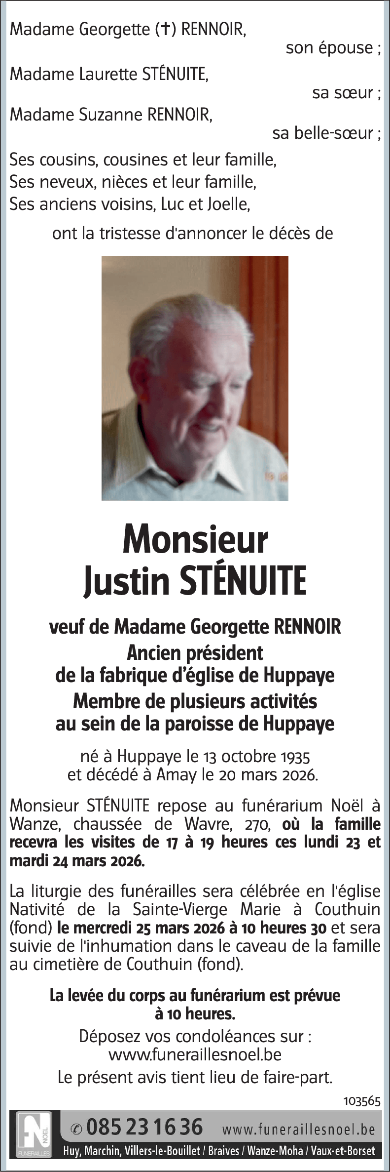Justin STÉNUITE