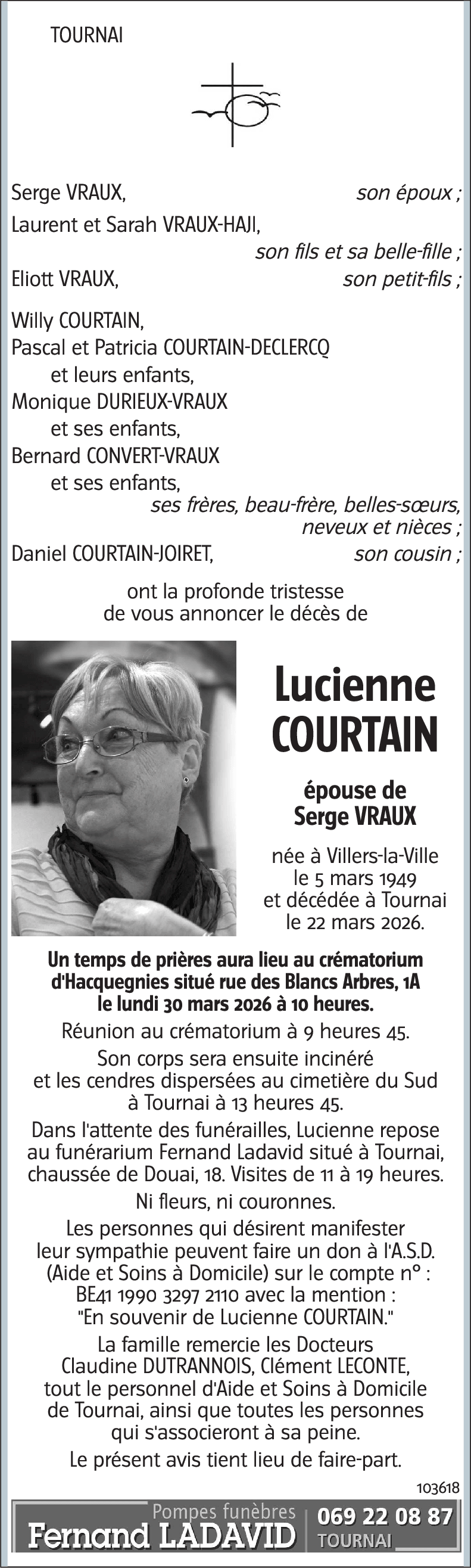 Lucienne COURTAIN