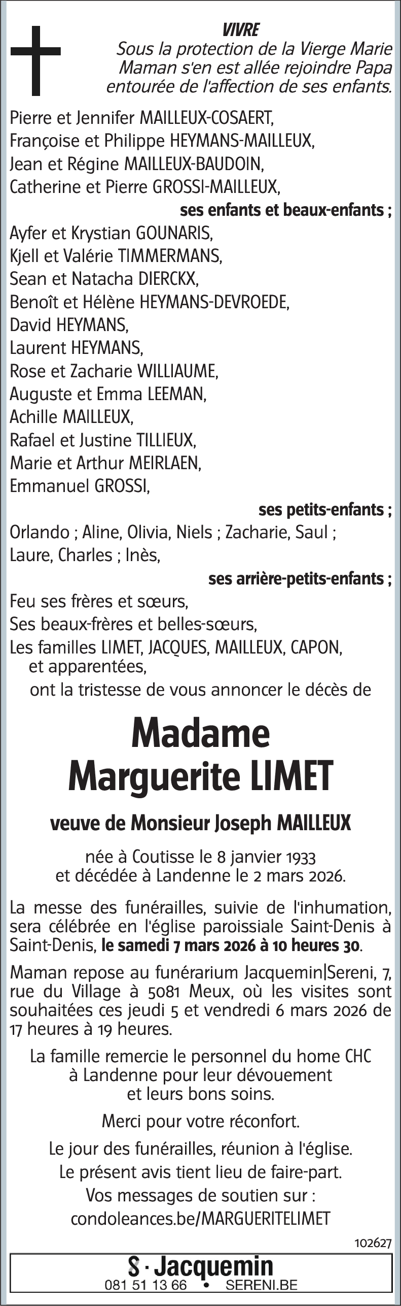 Marguerite LIMET