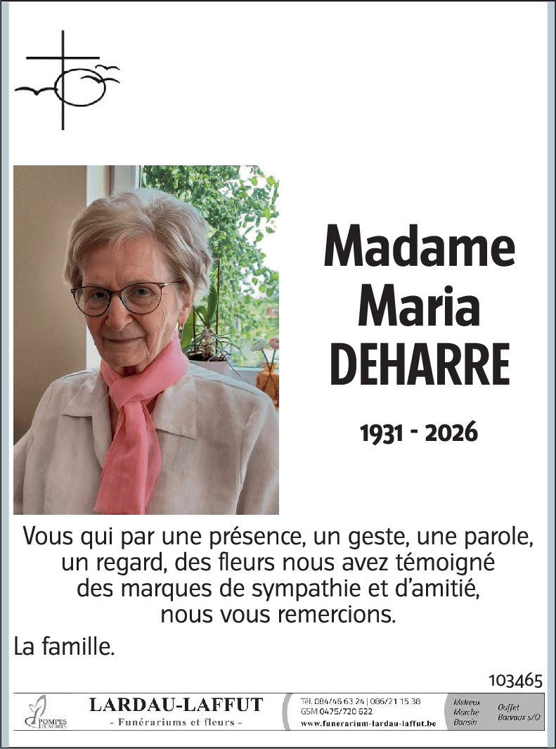 Maria DEHARRE