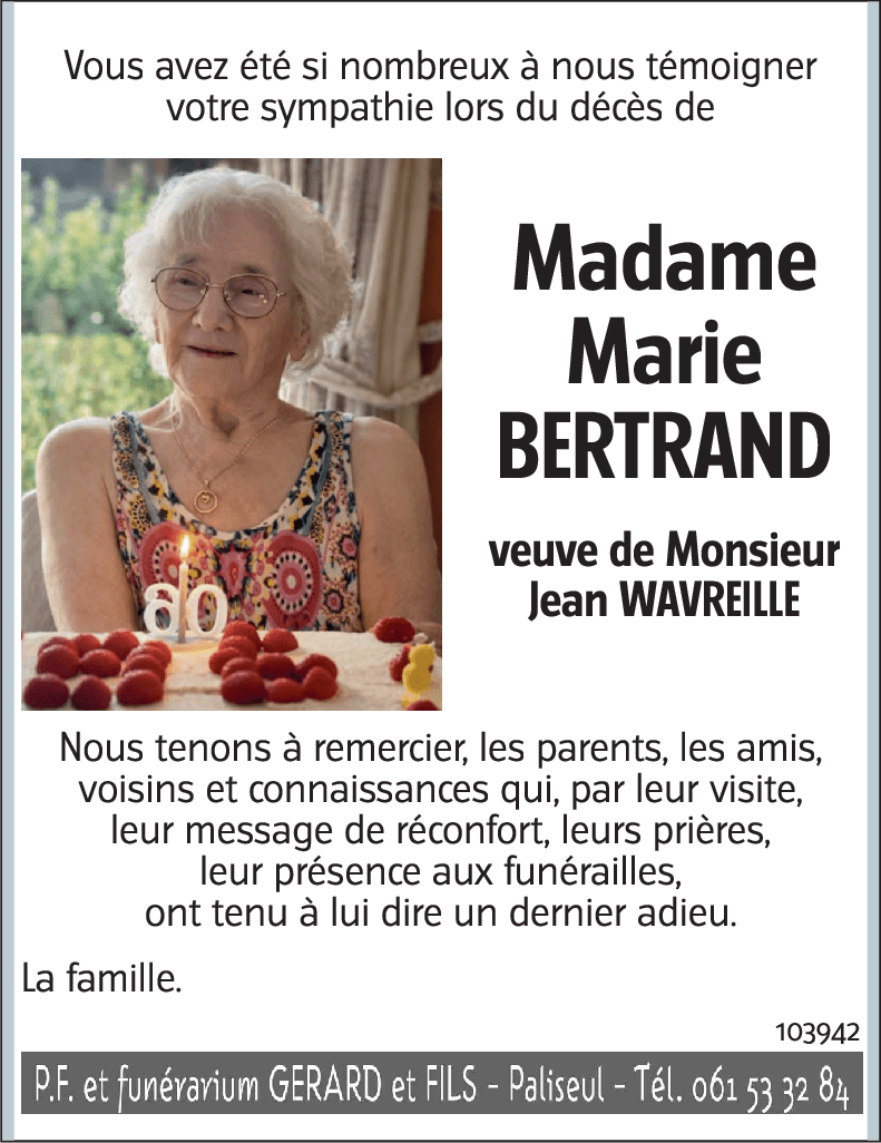 Marie BERTRAND