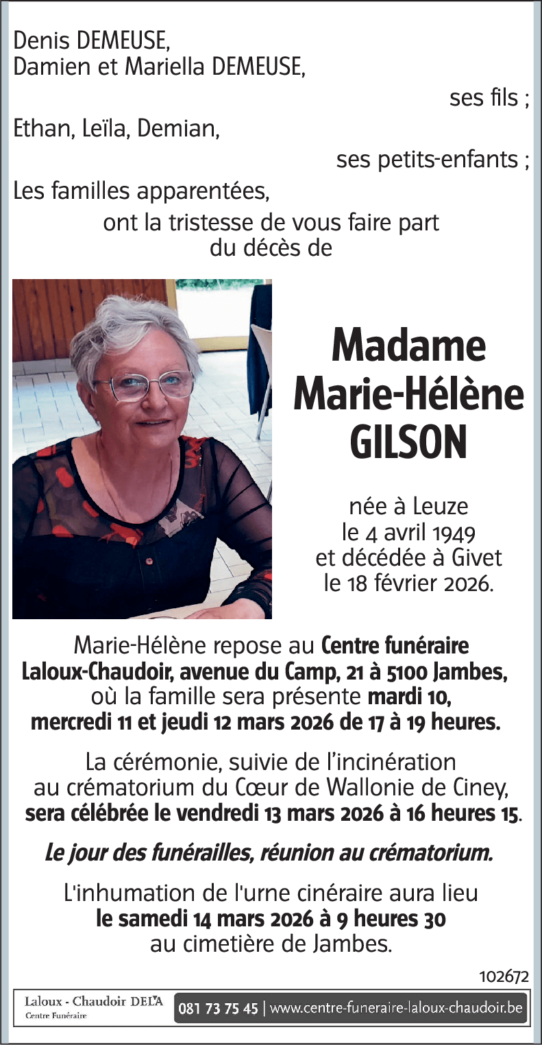 Marie-Hélène GILSON