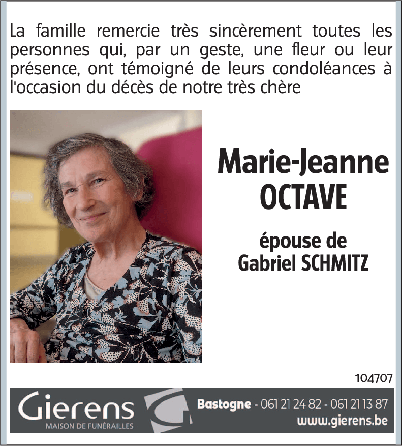 Marie-Jeanne OCTAVE