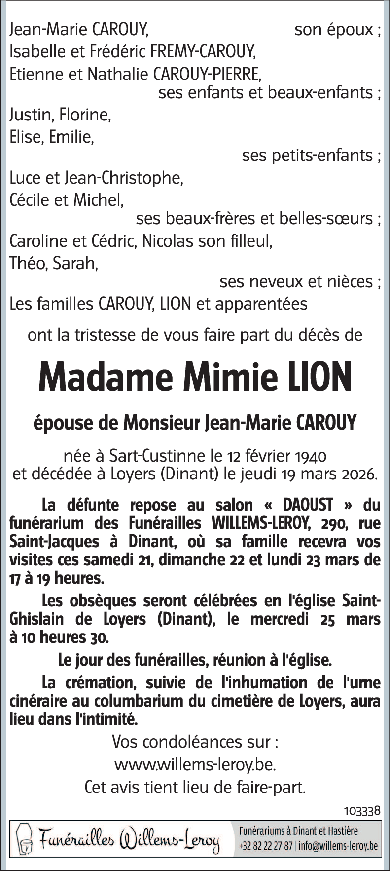 Marie LION