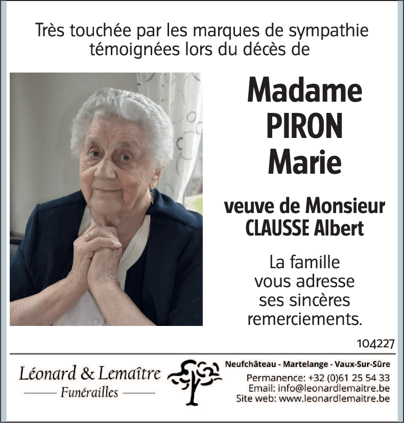 Marie PIRON
