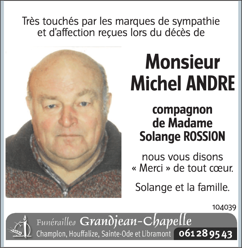 Michel ANDRE