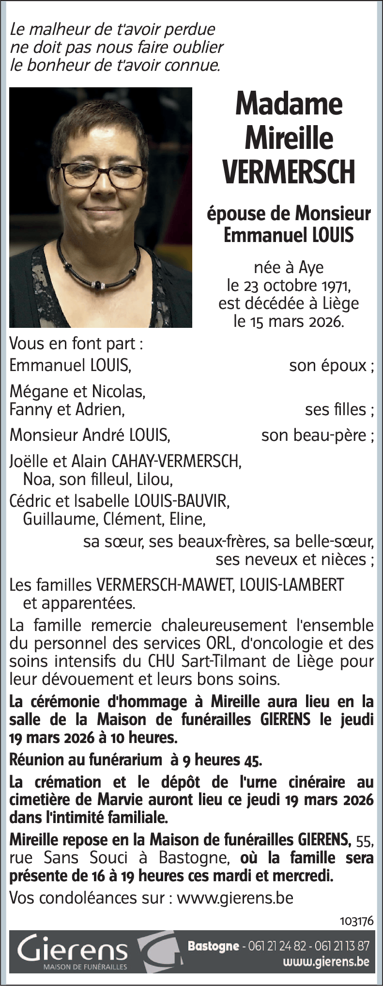 Mireille VERMERSCH