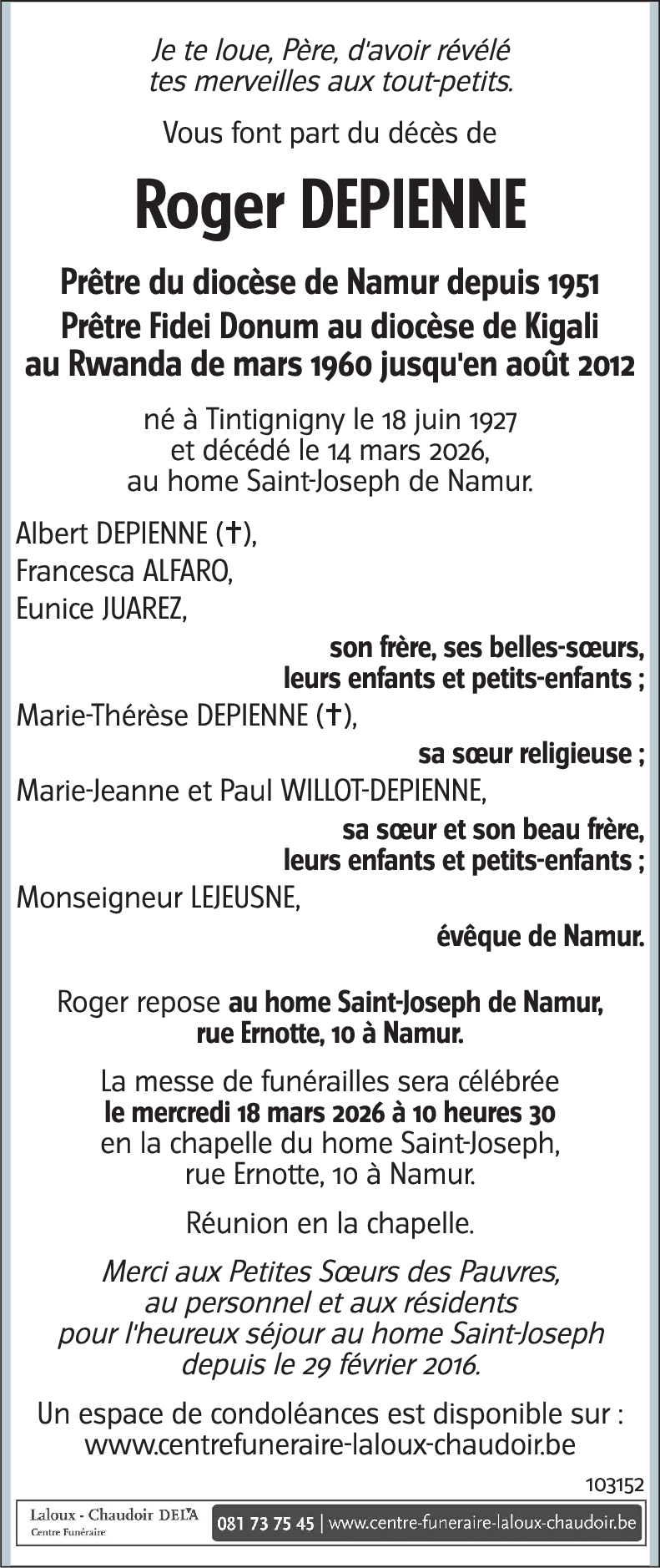 Roger DEPIENNE