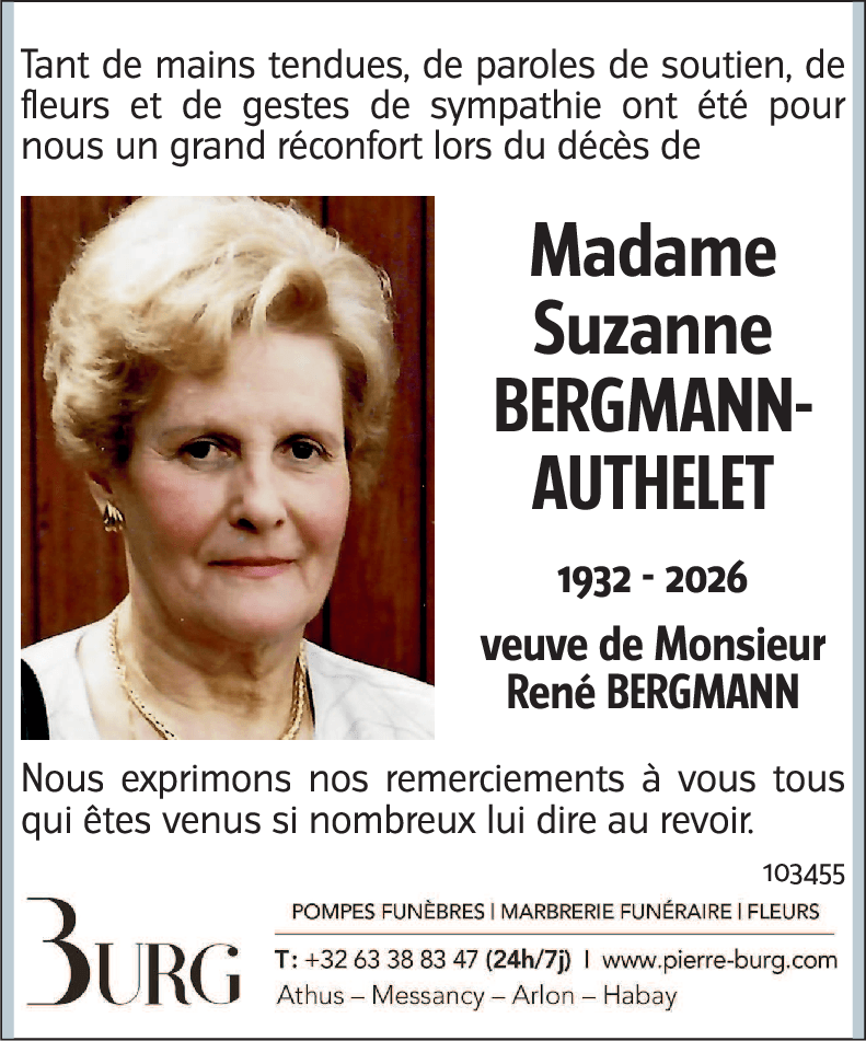 Suzanne AUTHELET