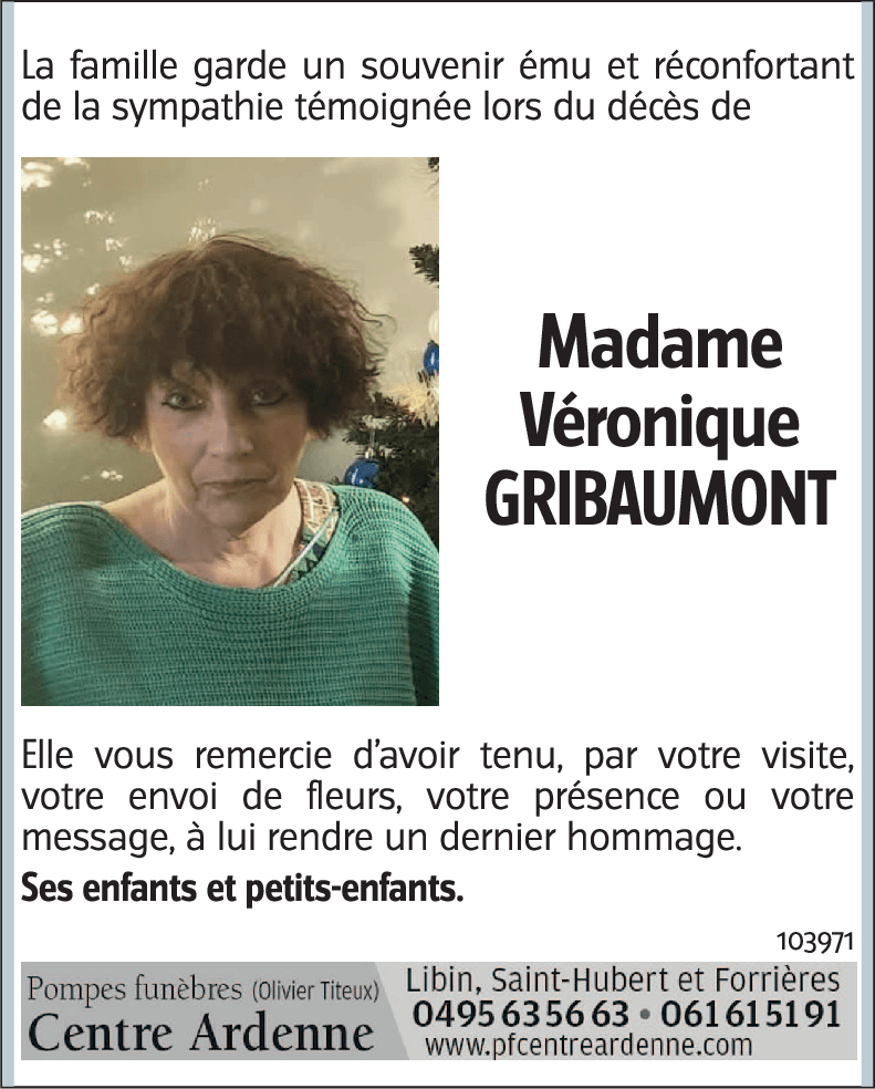 Véronique GRIBAUMONT