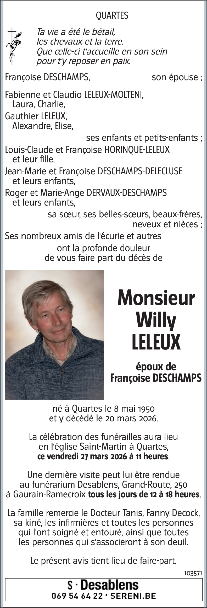 Willy LELEUX