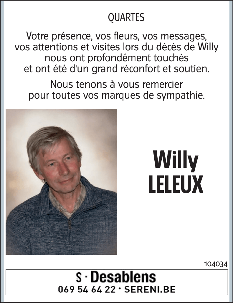 Willy LELEUX