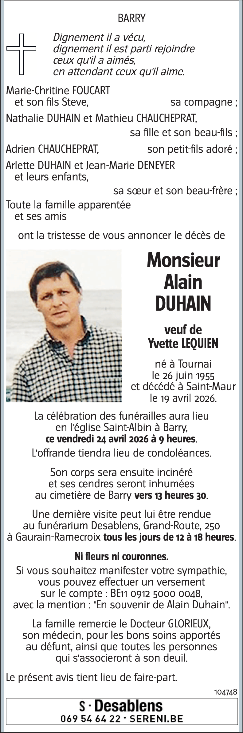 Alain DUHAIN