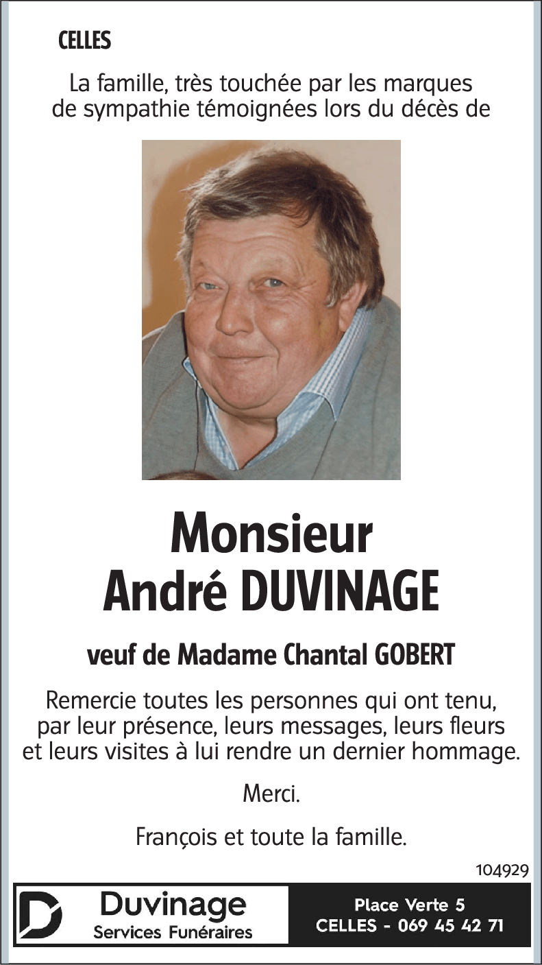 André DUVINAGE
