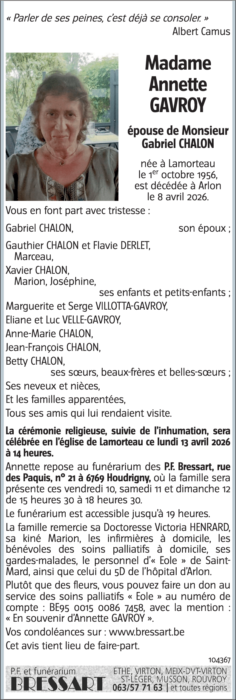 Annette GAVROY