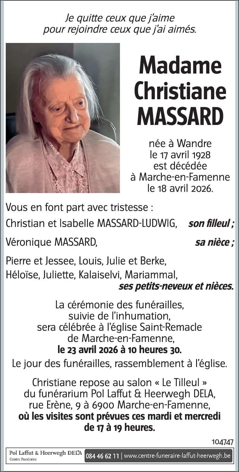 Christiane MASSARD