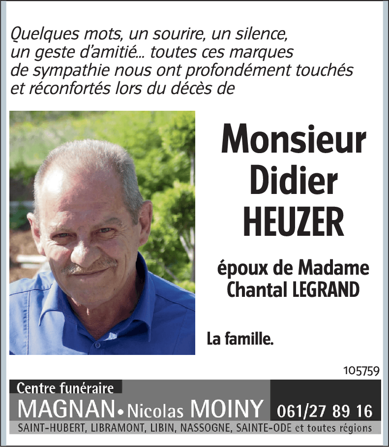 Didier HEUZER
