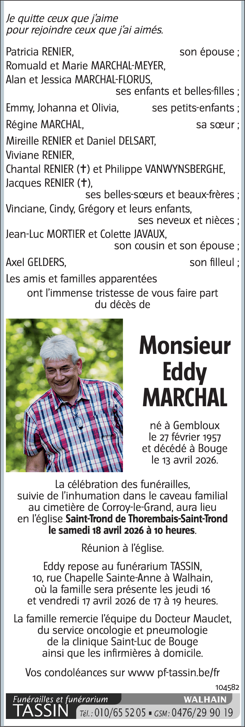 Eddy MARCHAL