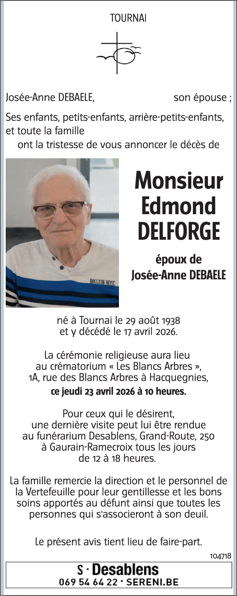 Edmond DELFORGE