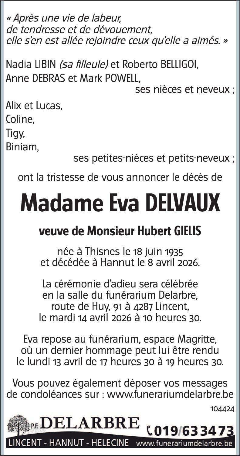 Eva DELVAUX