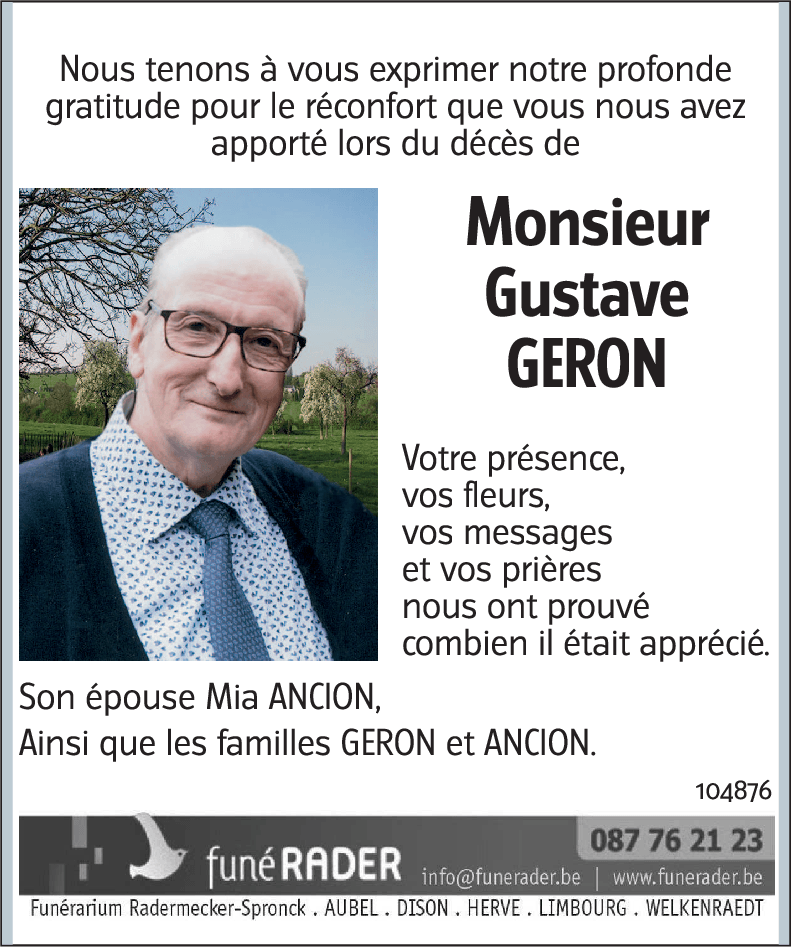 Gustave GERON