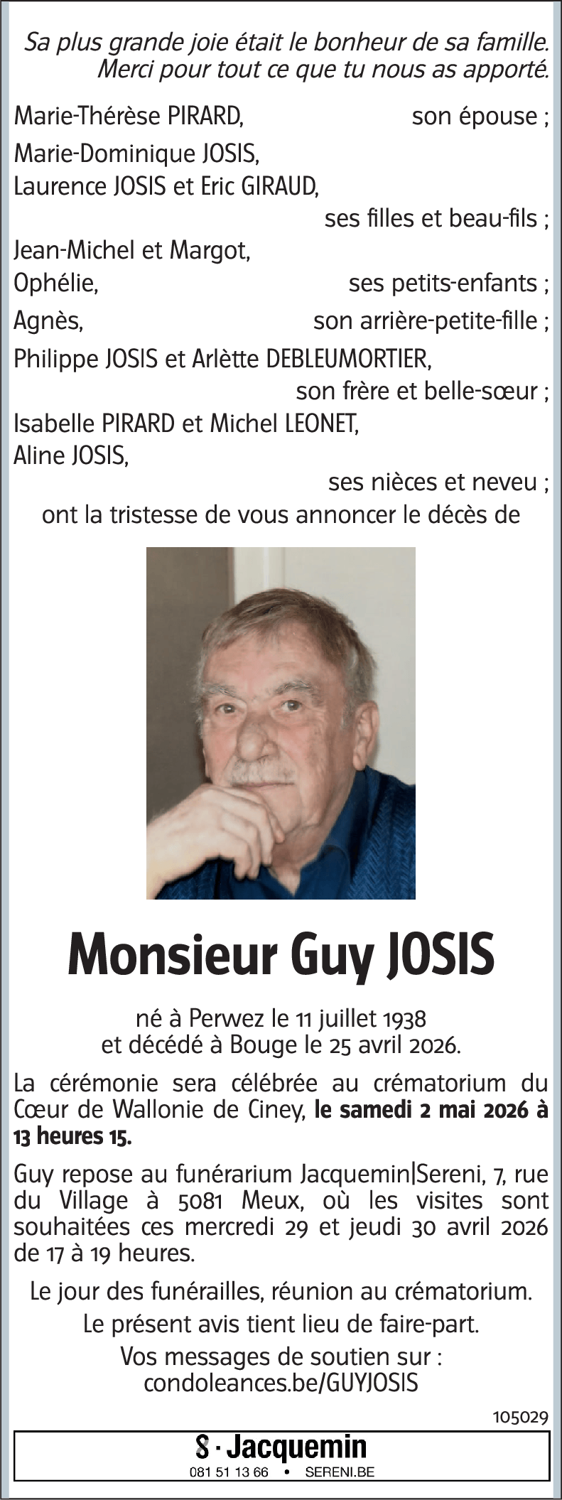 Guy JOSIS