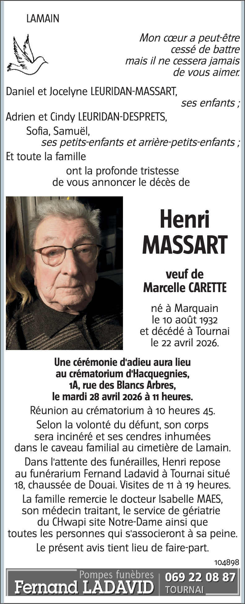 Henri MASSART