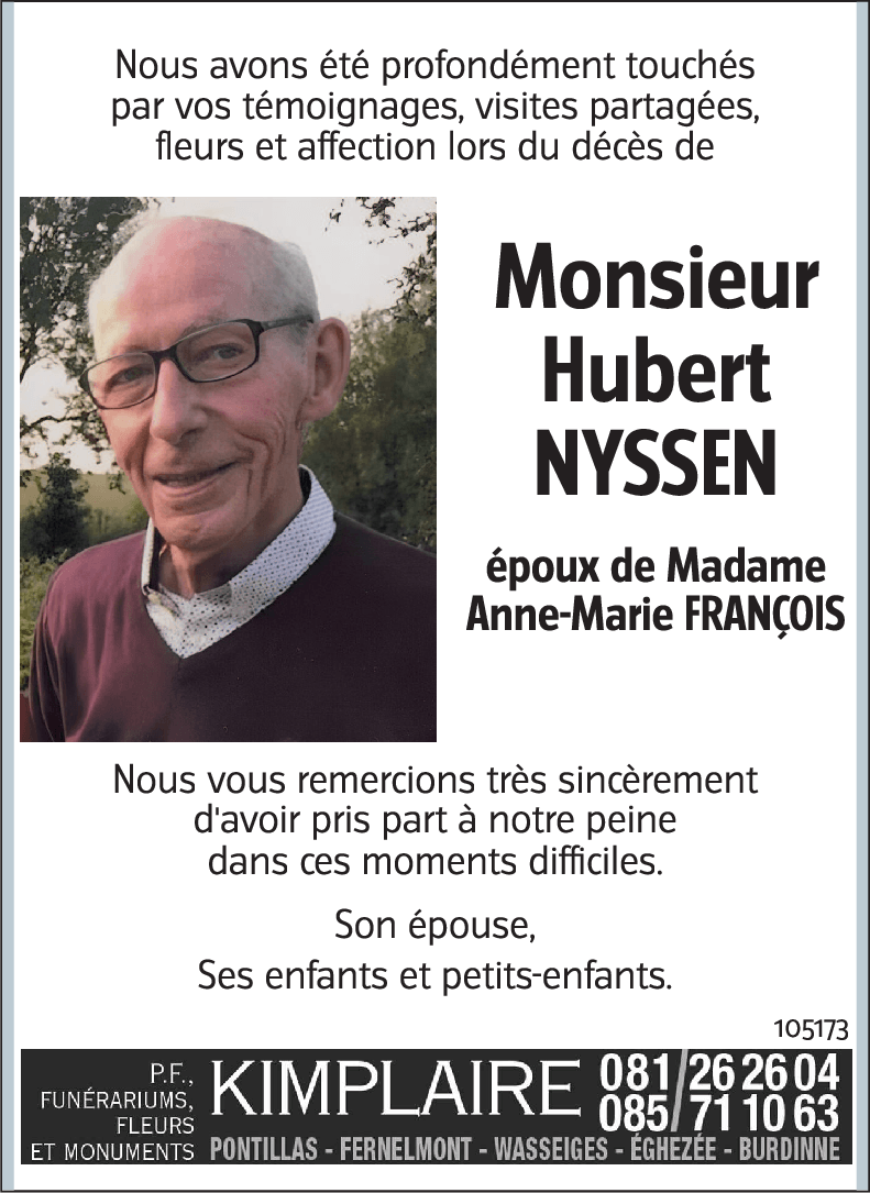 Hubert NYSSEN