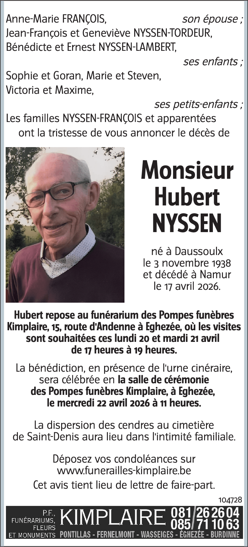 Hubert NYSSEN