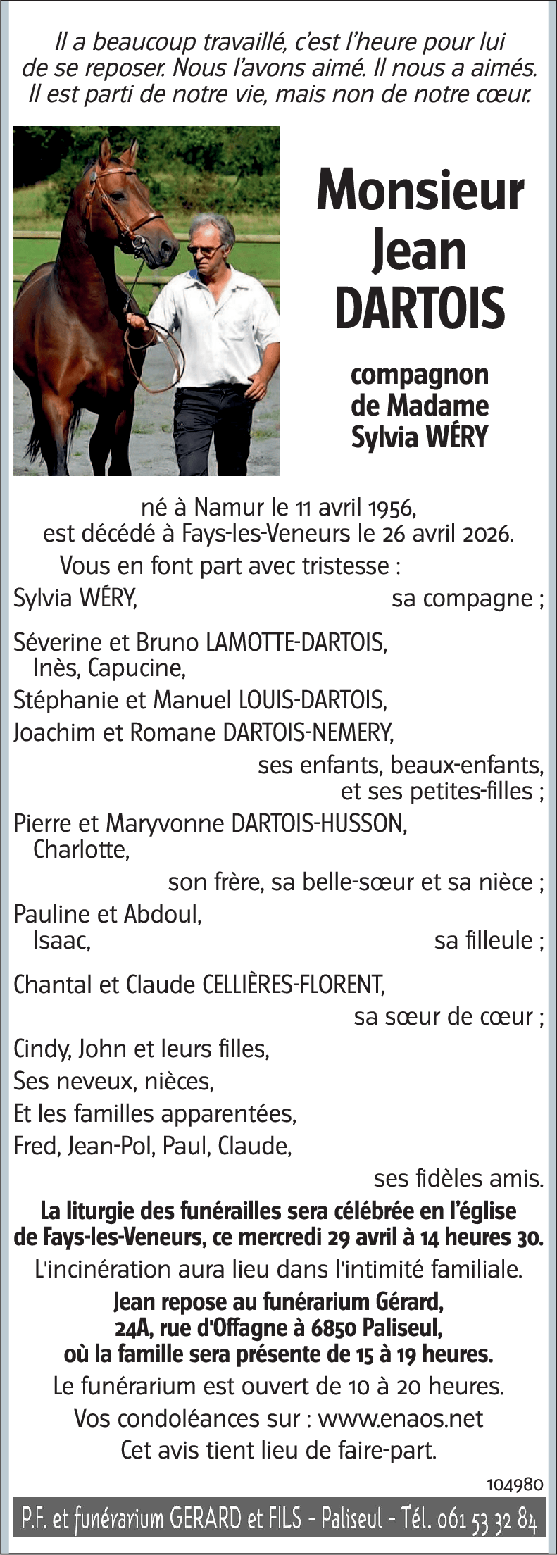 Jean DARTOIS