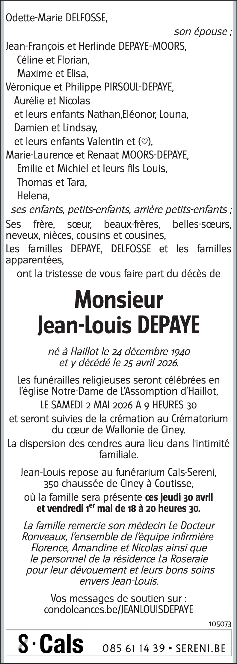 Jean-Louis DEPAYE