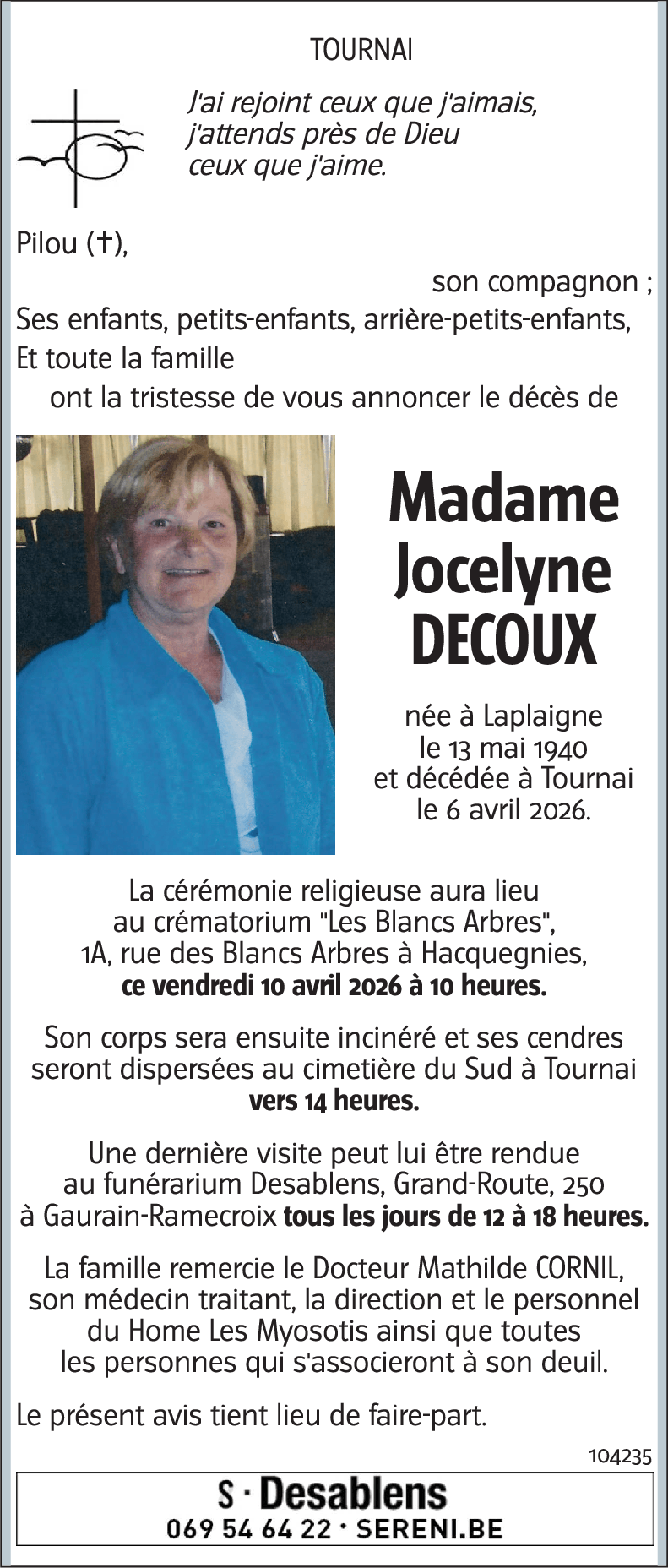 Jocelyne DECOUX