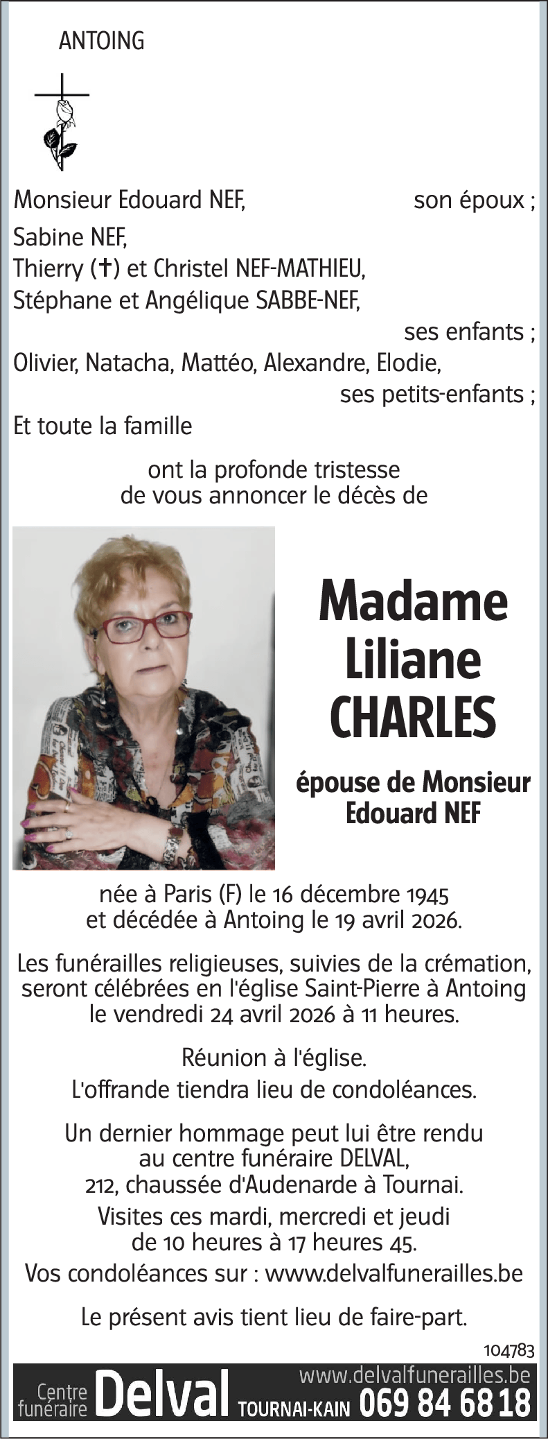 Liliane CHARLES