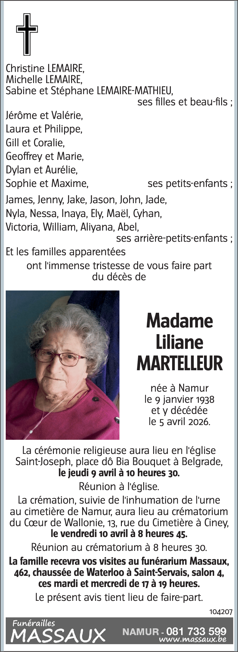 Liliane MARTELLEUR