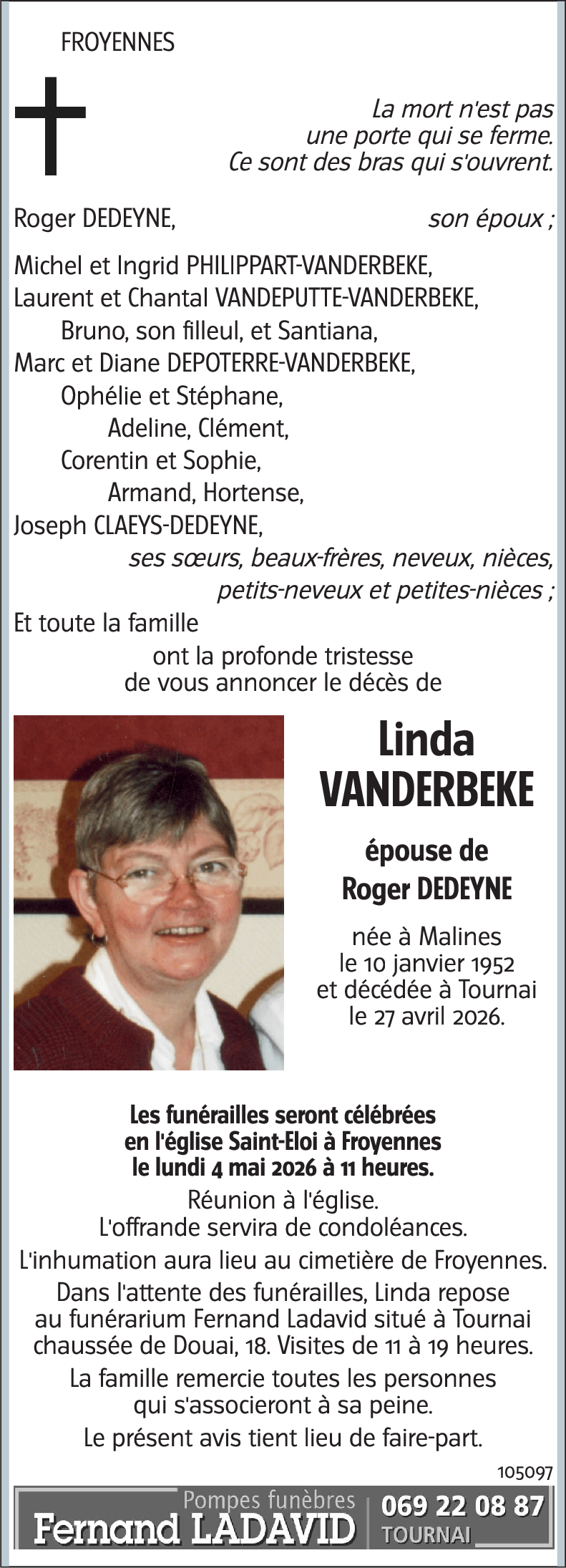 Linda VANDERBEKE