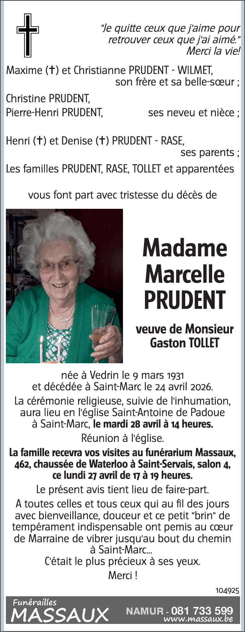 Marcelle PRUDENT