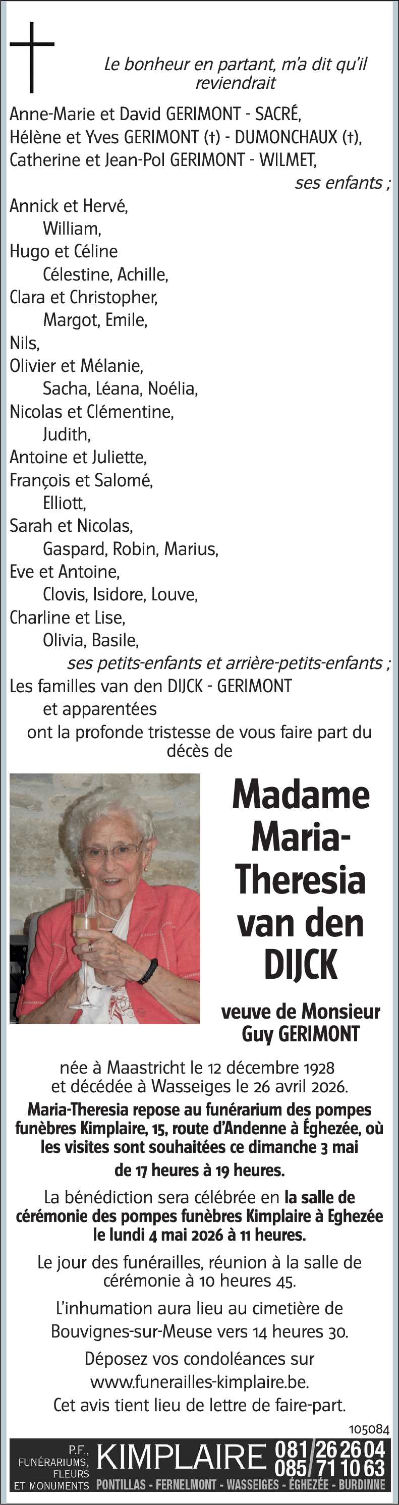 Maria-Theresia van den DIJCK