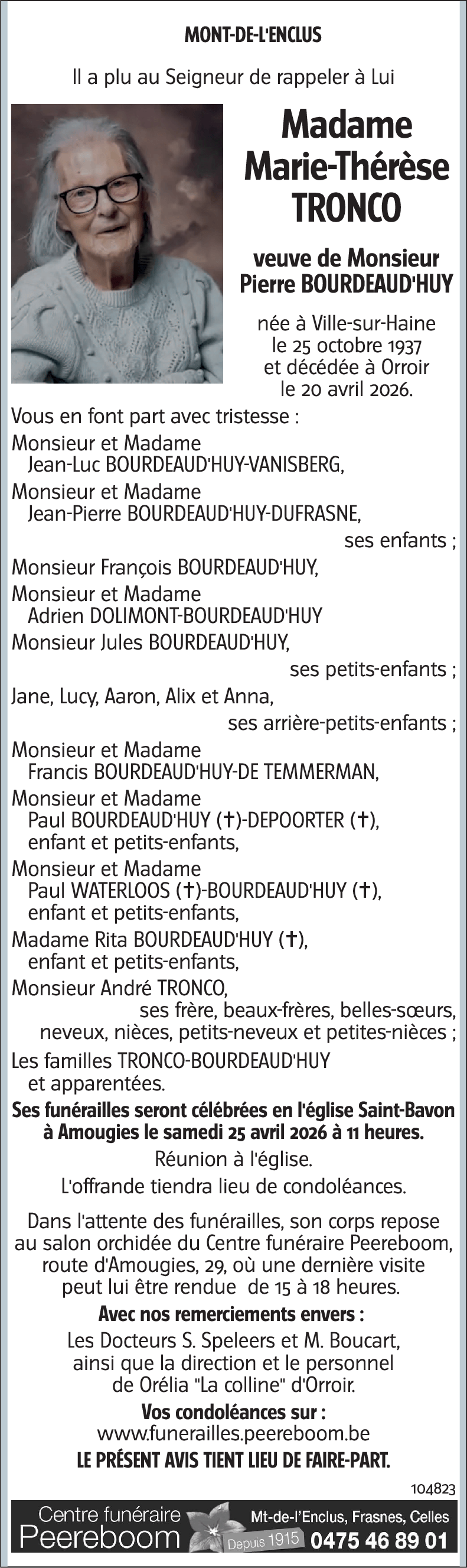 Marie-Thérèse TRONCO