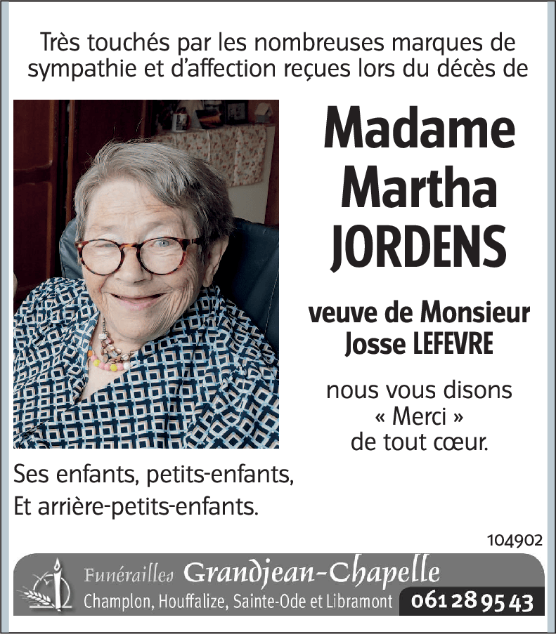 Martha JORDENS