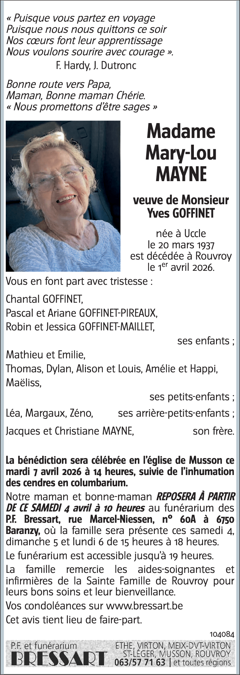 Mary-Lou MAYNE