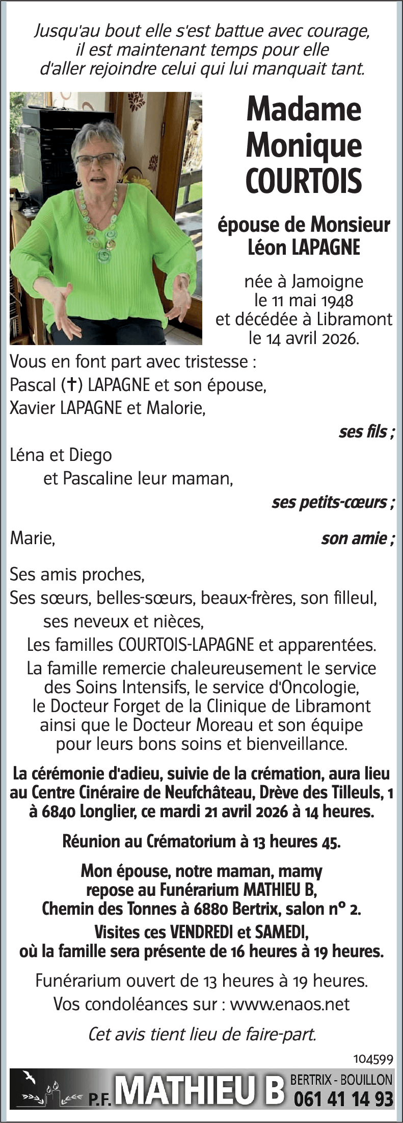 Monique COURTOIS